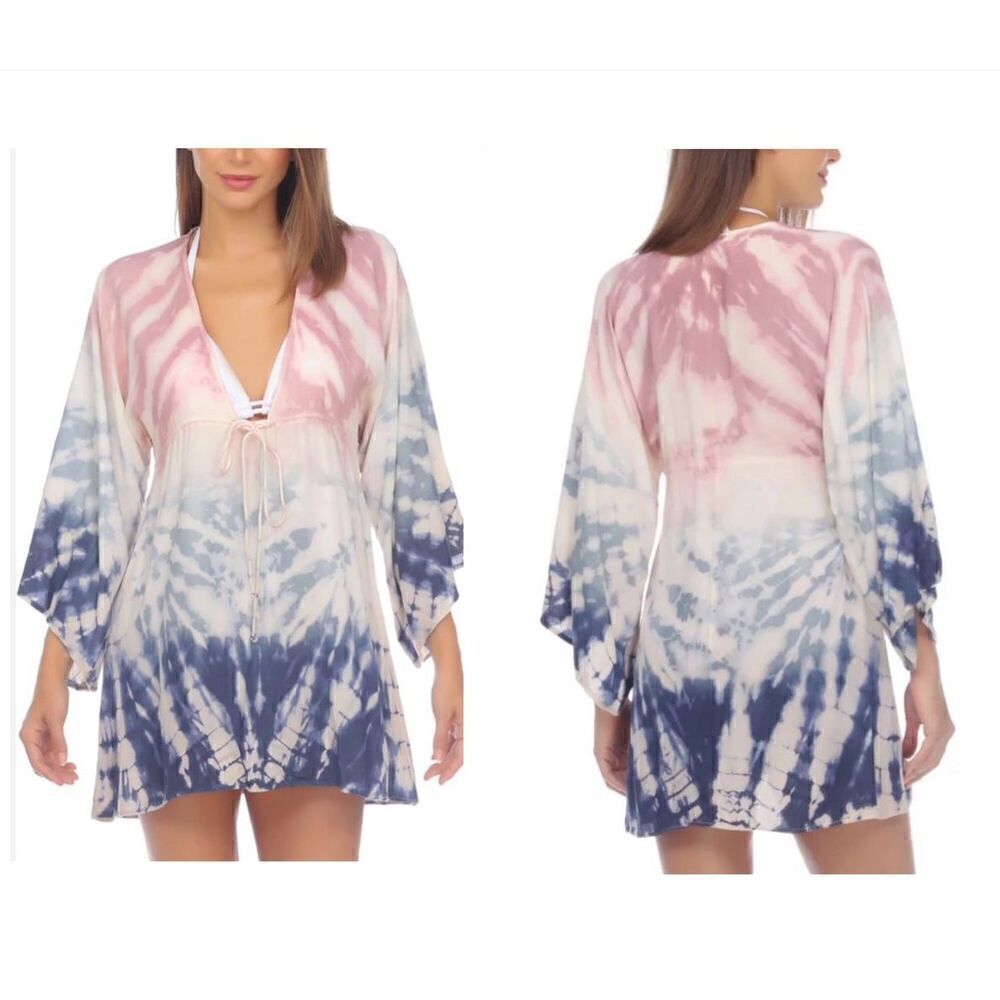 Raviya Tie-Dye Tunic Swim Cover-Up
